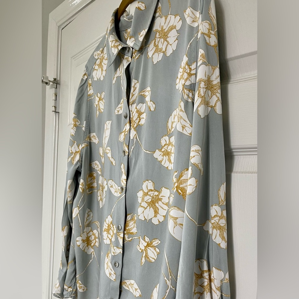 Chico’s Soft Long Sleeve Floral Blouse